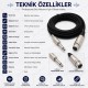 3 Pin XLR Dişi to 6.35mm Mono Erkek Jack Mikrofon Kablosu 5 Metre Canon Dişi - 6.35mm Mono Ses Kablosu