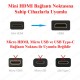 Mini HDMI-HDMI Yüksek Çözünürlüklü Tablet Uyumlu Video Kablosu 1.5 Metre