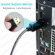 Mini Displayport (Thunderbolt) to Displayport Kablo 1.8 Metre,Görüntü Kabloları,
