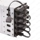 HDD/SSD için 4Pin IDE Molex to 5 Bağlantı Noktalı 15Pin SATA Güç Kablosu,Kasa İçi Kablolar,