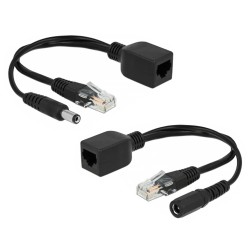 IP Kameralar için RJ45 Pasif POE Kablo Adaptör Seti