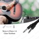 Mono 6.3mm 1/4" Jack Gitar Amfi Enstrüman Kablosu - 5 Metre