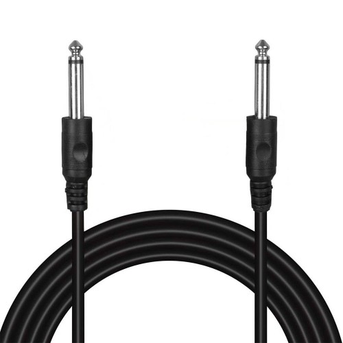 Mono 6.3mm 1/4" Jack Gitar Amfi Enstrüman Kablosu - 5 Metre