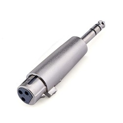 3-Pin XLR Dişi to 6.35mm Stereo Erkek Ses Kablosu Mikrofon Adaptörü