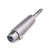 3-Pin XLR Dişi to 6.35mm Stereo Erkek Ses Kablosu Mikrofon Adaptörü