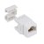 RJ45 Cat6 8P-8C 180 Derece Keystone Jack RJ45 Cat6 8P-8C 180 Derece Keystone Jack