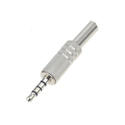 3.5mm 4 Kutuplu Stereo Jak Fişi Ses Kulaklık için Lehim Konektörü