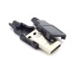 Plastik Muhafazalı Lehim Tipi 4 Pin USB A Erkek Fiş,Çevirici ve Çoklayıcılar,