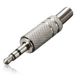 3.5mm Stereo Erkek Jak Lehim Konektörü Ses Video Kablosu Adaptörü