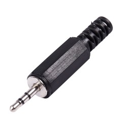 2.5mm Stereo Erkek Jak Lehim Konektörü