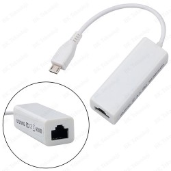 Micro USB to RJ45 LAN Ethernet Dönüştürücü Ağ Adaptörü