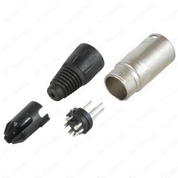 5 Pin XLR Erkek Kablo Lehim Tipi Konnektör 5 Pin XLR Erkek Kablo Lehim Tipi Konnektör