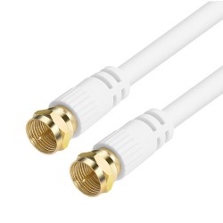 F Konnektörlü 3 Metre RG6/U Coaxial Hazır Uydu Anten Kablosu