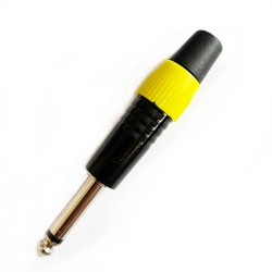 6.35mm Mono Erkek Fiş Lehim Tipi Çivi Jack