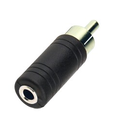 RCA Erkek to 3.5mm Dişi Mono Dönüştürücü Adaptör