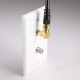 Altın Kaplama 90 Derece F Tipi Koaksiyel Anten Kablosu Adaptörü,Uydu Alıcısı ve Aksesuarları,BK Teknoloji