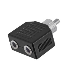 RCA Erkek to 2x3.5mm Mono Çevirici Adaptör