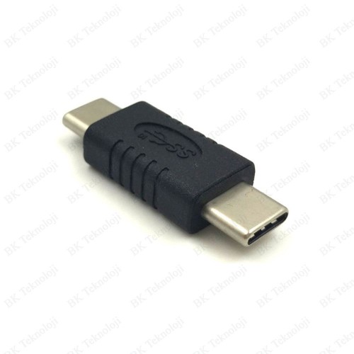 USB 3.1 Type-C Erkek to USB 3.1 Type-C Erkek Uzatma Adaptörü