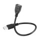 Esnek Metal USB 2.0 Erkek - Dişi Stand Veri Güç Uzatma Kablosu