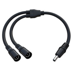DC Güç 5.5x2.1mm 1 Erkek - 2 Dişi Çoklayıcı Kablo CCTV