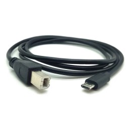 Micro USB to USB-B Midi - OTG Tablet Telefon Yazıcı Kablosu 1.5 Metre