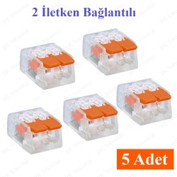 2 İletken Bağlantılı Çok Amaçlı Tırnaklı Buat Klemens - 5 Adet 2 İletken Bağlantılı Çok Amaçlı Tırnaklı Buat Klemens - 5 Adet