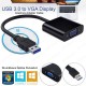 USB 3.0 to VGA Dönüştürücü Harici Ekran Kartı Çoklu Monitör Adaptörü Win 7/8/10