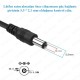 USB Erkek to DC 5.5x2.1mm Dişi Barrel Jack Güç Kablosu