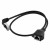 Panel Montaj RJ45 Erkek - Dişi 90 Derece Açılı Uzatma Lan Kablosu-50cm