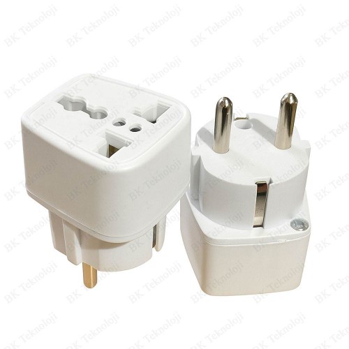 Universal Amerikan İngiliz Tipi Çevirici Fiş Priz Dönüştürücü