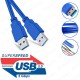 Yüksek Hızlı USB 3.0 Erkek-Erkek Data Kablosu - 1 Metre