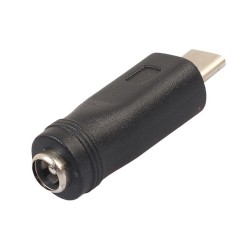 DC 5.5x2.5 mm Dişi to Type-C Erkek Güç Adaptörü Çevirici