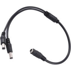 DC Güç 5.5x2.1mm 1 Dişi-2 Erkek Jack Kablo Çoklayıcı