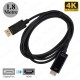 Yüksek Kalite 4K Displayport to HDMI Dönüştürücü Kablo - 1.8 Metre