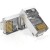 Yeni Nesil Delikli EZ RJ45 Cat6 Metal Jak Konnektör 10’lu Paket