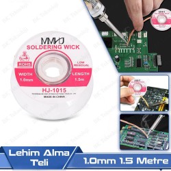 Lehim Alma Temizleme Teli 1.0mm 1.5 Metre Lehim Alma Temizleme Teli 1.0mm 1.5 Metre