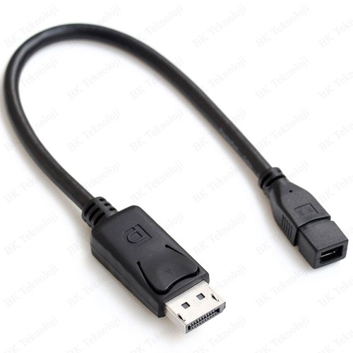 4K Displayport Erkek to Mini Displayport Dişi Çevirici Kablo