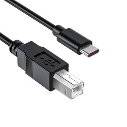 Type-C to USB-B Yazıcı-Midi Kablosu 1.5 Metre