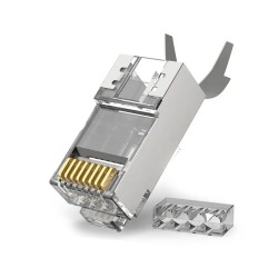 Yüksek Performanslı Altın Kaplama RJ45 8P8C CAT7 Konnektör-2 Adet