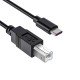 Type-C to USB-B Yazıcı-Midi Kablosu 3 Metre