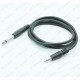 3.5 mm TRS Stereo Erkek - 1/4 (6.35 mm) TS Mono Erkek Ses Kablosu 3 Metre