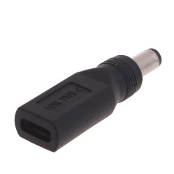 Type-C Dişi to DC 5.5x2.1mm Erkek 5V Konnektör Güç Şarj Adaptörü
