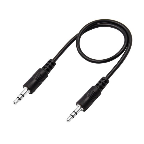 3.5mm Stereo Erkek-Erkek Kısa Aux Ses Kablosu 30cm