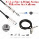 Yüksek Kalite XLR 3-Pin Dişi 6.35mm Stereo Erkek Mikrofon Ses Kablosu-15Metre