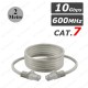 Yüksek Hızlı 10 Gpbs Fabrikasyon Cat7 RJ45 Ethernet Kablosu 2Metre