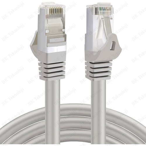 Yüksek Hızlı 10 Gpbs Fabrikasyon Cat7 RJ45 Ethernet Kablosu 2Metre