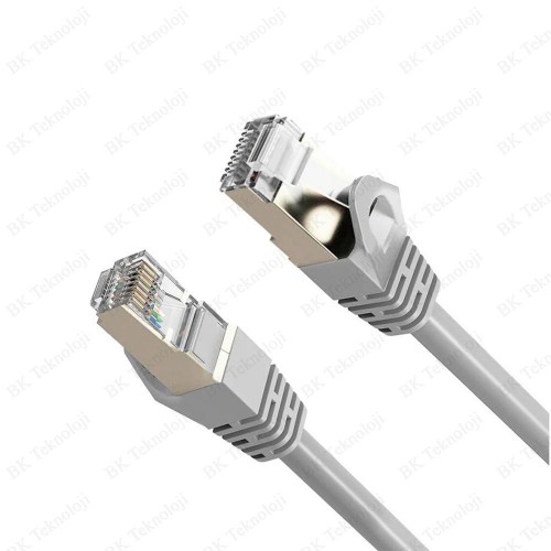 Yüksek Hızlı 10 Gpbs Fabrikasyon Cat7 RJ45 Ethernet Kablosu 5Metre