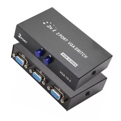 Çok Fonksiyolu 2 Port VGA Seçici Switch 1 Giriş 2 Çıkış - 2 Giriş 1 Çıkış