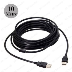 USB 2.0 Erkek-Erkek Data Şarj Kablosu - 10 Metre USB 2.0 Erkek-Erkek Data Şarj Kablosu - 10 Metre