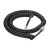 Telefon Ahize Spiral Kordon Kablosu 4P/4C - Siyah
